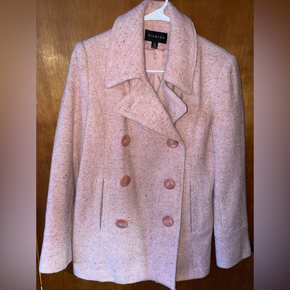 Light Pink Wool Coat